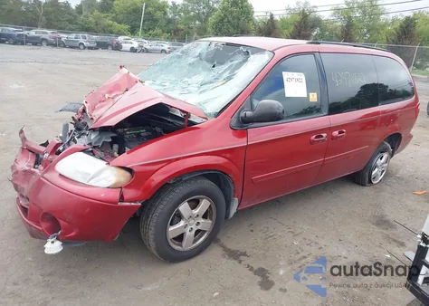 2007 Dodge Grand Caravan Sxt из США, поврежденный, VIN 2D4GP44L27R297541